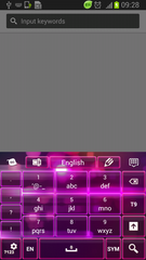 Purple Glow for Keypad