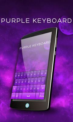 Purple Keyboard Theme Free