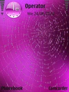 Purple Spider Web
