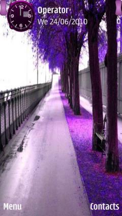 Purple Walkway