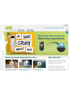 Download the FREE subscription of Qik