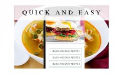 Quick and Easy Recipes food