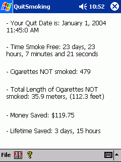 Quit Smoking Calculator