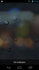 Rain Drops 3D Live Wallpaper