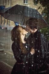 Rainy day romance