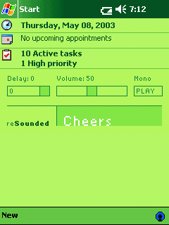 reSounded: Cheers Animated Theme for Pocket PC