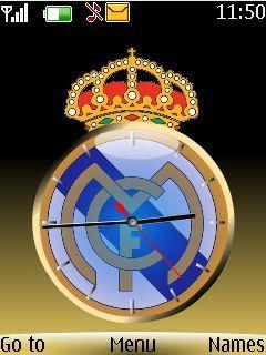 Real Madrid Clock