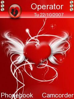 Red Abstract Heart