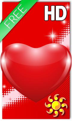 Red Hearts HD Live Wallpaper