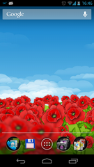 Red Poppies 3D Live Wallpaper