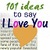 101 ideas to say i love u