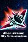 Alien swarm: Sky force squadron of bullet hell