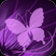 Lilac Butterfly Live Wallpaper