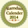 Ramzan Calendar 2014