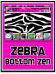 Zebra in Pink Bottom Zen 8900/Curve Theme