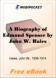 A Biography of Edmund Spenser for MobiPocket Reader