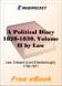 A Political Diary 1828-1830, Volume II for MobiPocket Reader