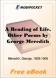 A Reading of Life, Other Poems for MobiPocket Reader