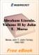 Abraham Lincoln, Volume II for MobiPocket Reader