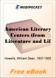 American Literary Centers for MobiPocket Reader