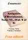 Antiquites d'Herculanum, Tome VI for MobiPocket Reader