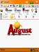 August Animated Theme for Pocket PC