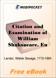 Citation and Examination of William Shakspeare, Euseby Treen, Joseph Carnaby, and Silas Gough, Clerk for MobiPocket Reader