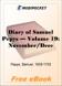 Diary of Samuel Pepys - Volume 19 for MobiPocket Reader