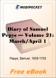 Diary of Samuel Pepys - Volume 21 for MobiPocket Reader