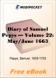 Diary of Samuel Pepys - Volume 22 for MobiPocket Reader