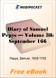 Diary of Samuel Pepys - Volume 38 for MobiPocket Reader