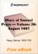 Diary of Samuel Pepys - Volume 56 for MobiPocket Reader
