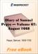 Diary of Samuel Pepys - Volume 67 for MobiPocket Reader
