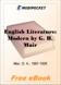 English Literature: Modern Home University Library of Modern Knowledge for MobiPocket Reader
