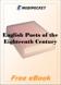 English Poets of the Eighteenth Century for MobiPocket Reader