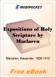 Expositions of Holy Scripture St. John Chapters I to XIV for MobiPocket Reader