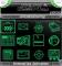 Galactic Green Theme for Blackberry 7100