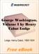 George Washington, Volume I for MobiPocket Reader