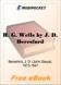 H. G. Wells for MobiPocket Reader