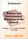 History and Ecclesiastical Relations of the Churches of the Presbyterial Order at Amoy, China for MobiPocket Reader