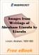 Images from Writings of Abraham Lincoln for MobiPocket Reader