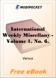 International Weekly Miscellany - Volume 1, No. 6, August 5, 1850 for MobiPocket Reader