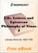 Life, Letters, and Epicurean Philosophy of Ninon de L'Enclos for MobiPocket Reader