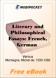 Literary and Philosophical Essays: French, German and Italian for MobiPocket Reader