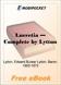 Lucretia - Complete for MobiPocket Reader
