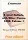 Lyrical Ballads, with Other Poems, 1800, Volume 1 for MobiPocket Reader