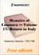 Memoirs of Casanova, Volume 17: Return to Italy for MobiPocket Reader