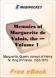 Memoirs of Marguerite de Valois, Volume 1 for MobiPocket Reader