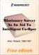 Missionary Survey As An Aid To Intelligent Co-Operation In Foreign Missions for MobiPocket Reader