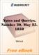 Notes and Queries, Number 30, May 25, 1850 for MobiPocket Reader